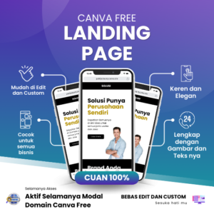 Template Landing Page Website Canva